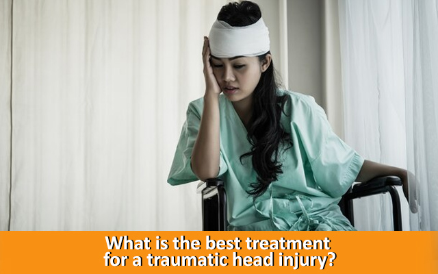 What is the best treatment for a traumatic head injury?