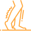 Sciatica, the pain that triggers near the back or buttock and radiates down the leg to the calf or foot