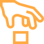 Difficulty gripping objects icon