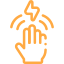 Sensitivity to touch icon