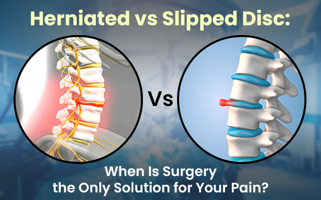 Herniated vs Slipped Disc: When Is Surgery the Only Solution for Your Pain?